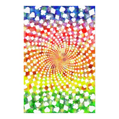 Poster: Poker Card Suits Spiral: Psychedelic Style by spiritswitchboard