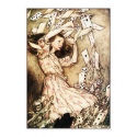 Poster/Print: Alice & the Pack of Cards
