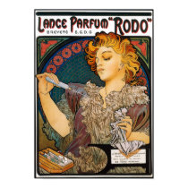 Poster/Print: Alphonse Mucha-Lance Parfum "Rodo" by VintageCabaret Poster/Print: Alphonse Mucha-Lance Parfum "Rodo"
