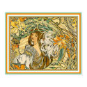Poster/Print: Art Nouveau - Language of Flowers by VintageCabaret Poster/Print: Art Nouveau - Language of Flowers
