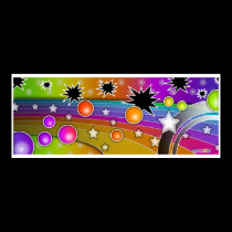 Poster, Print - BIG BANG BLACK HOLES POP ART