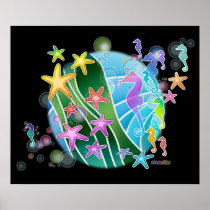 Poster, Print, Canvas - Under the Sea Pop Art