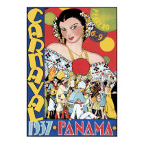 Poster/Print: Carnival 1937 Panama by VintageCabaret Poster/Print: Carnival 1937 Panama
