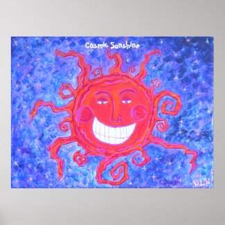 Poster Print -Cosmic Sunshine print