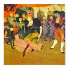 postcard - This painting, entitled "Marcelle Lender Dancing the Bolero in 'Chilpéric'" was painted by Henri de Toulouse-Lautrec,  1895-96. It's an oil on canvas and it is housed in the National Gallery of Art in Washington, DC. Oil on canvas
