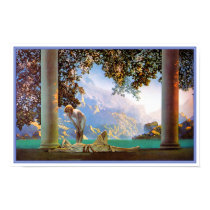 Poster/Print: Daybreak - Maxfield Parrish by Aquavel Poster/Print: Daybreak - Maxfield Parrish