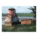 Poster/Print: Discarded Tugboat