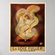 Poster Print: Folies Bergere La Loie Fuller