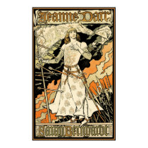 Poster/Print: Jeanne d'Arc, Sarah Bernhardt