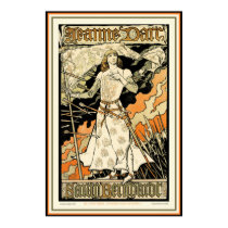 Poster/Print: Jeanne d'Arc, Sarah Bernhardt