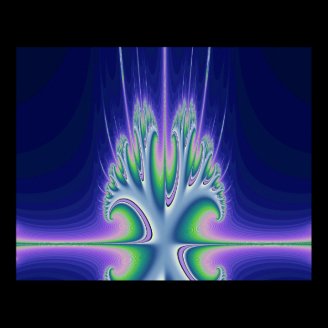 Poster Print: Lake Lyra Fractal Art