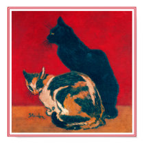 Poster/Print: Les Chats by Theophile Steinlen by VintagePets Poster/Print: Les Chats by Theophile Steinlen