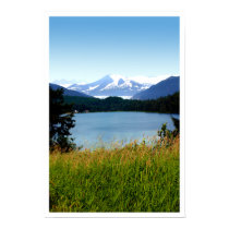 Poster/Print: Mendenhall Lake and Glacier