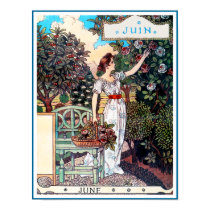 Poster/Print: Month of June - Juin by VintageCabaret Poster/Print: Month of June - Juin