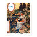 Poster/Print: Month of May - Mai by VintageCabaret Poster/Print: Month of May - Mai