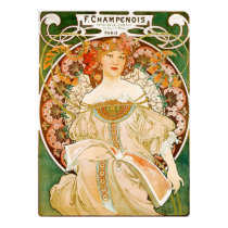 Poster/Print: Mucha - Champenois