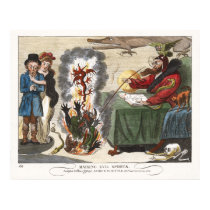 Poster/Print: Raising Evil Spirits - Caricature