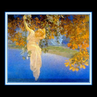 Poster/Print: Reveries - by Maxfield Parrish