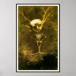 Poster/Print: Skeleton Man by Odilon Redon