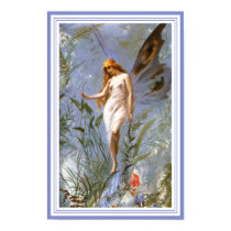 Poster/Print: The Lily Fairy by Aquavel Poster/Print: The Lily Fairy