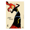 Poster/Print:  Toulouse Lautrec - Jane Avril