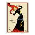Poster/Print: Toulouse Lautrec - Jane Avril by VintageCabaret Poster/Print: Toulouse Lautrec - Jane Avril
