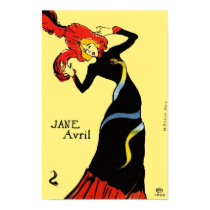 Poster/Print:  Toulouse Lautrec - Jane Avril