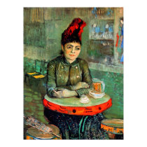 Poster/Print: Van Gogh - Woman in Cafe by VintageCabaret Poster/Print: Van Gogh - Woman in Cafe