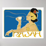 Poster/Print: Vintage Rajah Coffee