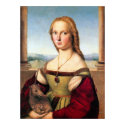 Poster/Print: Woman with the Unicorn - by Raphael by VintagePets Poster/Print: Woman with the Unicorn - by Raphael