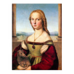 Poster/Print: Woman with the Unicorn - by Raphael