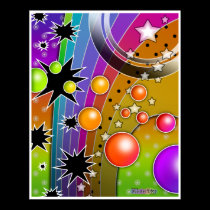 Poster, Prints - BIG BANG BLACK HOLES POP ART