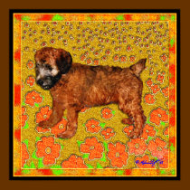 Poster: Puppy in Garden posters by wheatenterrier Poster: Puppy in Garden posters