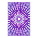 Poster: Purple Radial Pattern: Vector Drawing posters