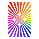 Poster: Rainbow Radial Pattern: Vector Drawing posters