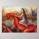 Poster " Red dragon" posters