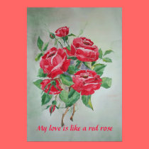 Poster Red roses posters