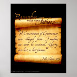 Poster - Remember What Your Fathers Said