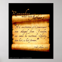 Poster - Remember What Your Fathers Said