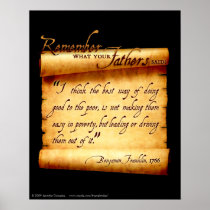 Poster - Remember What Your Fathers Said