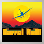 Poster retro 1 del rollo de barril