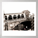 Poster - Rialto Bridge Sepia