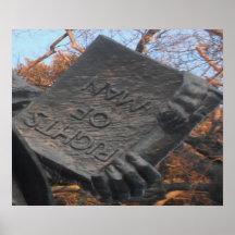 Poster Rights of Man Book Held By Thomas Paine
