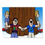 Poster: "Save Our Trees"