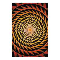 Poster: Sawtooth Tunnel: Psychedelic Abstract posters by spiritswitchboard Poster: Sawtooth Tunnel: Psychedelic Abstract posters