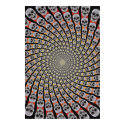 Poster: Skull Spiral: Trippy Design: Red Yellow posters by spiritswitchboard Poster: Skull Spiral: Trippy Design: Red Yellow posters