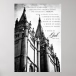 Poster-SLC LDS Temple 3