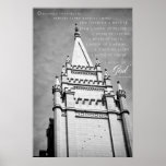 Poster-SLC LDS Temple 4