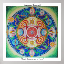 Poster “Song of the heart of the Earth "