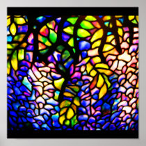 Poster-Stained Glass-Tiffany 4